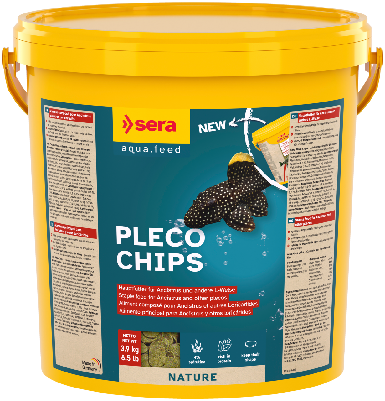 sera Pleco Chips