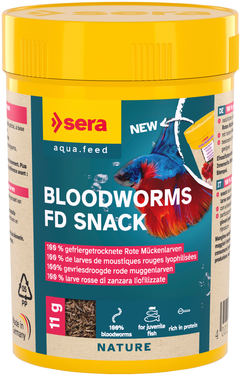 sera Bloodworms FD Snack